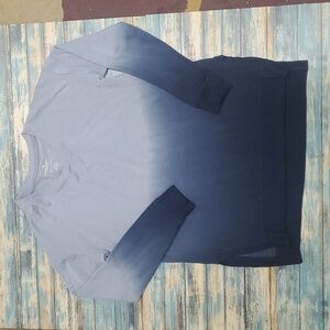 American Eagle Outfitters Soft Blue Long Sleeve Shirt